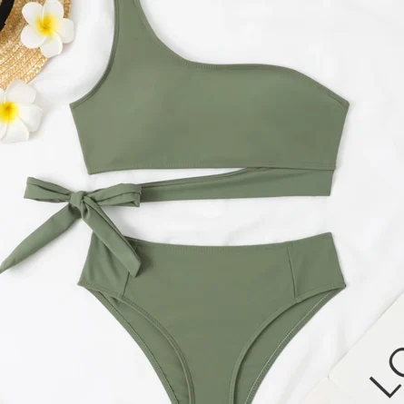 Solara Underboob One Shoulder Bikini Set - Image 11