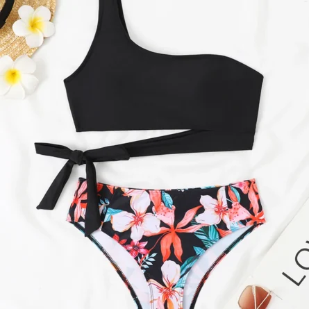 Solara Underboob One Shoulder Bikini Set - Image 23