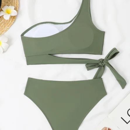 Solara Underboob One Shoulder Bikini Set - Image 12