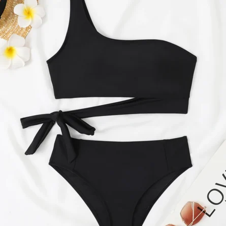 Solara Underboob One Shoulder Bikini Set - Image 20