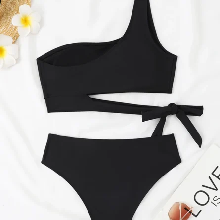 Solara Underboob One Shoulder Bikini Set - Image 21