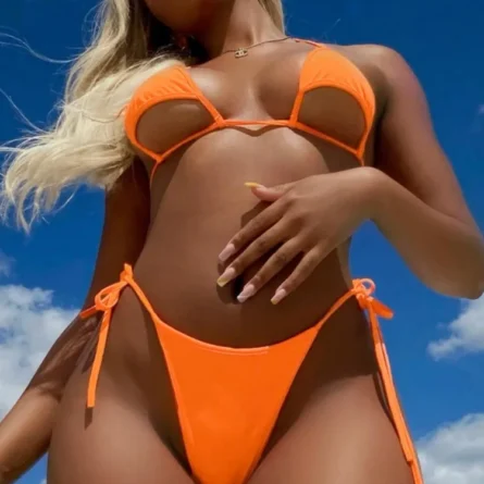 Desert Flame Micro Underboob Bikini