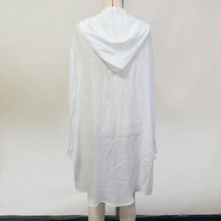Ibiza Hooded Beach Cover Up Shirt - Image 12