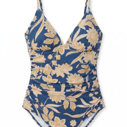 Flattering Ruched Waist DD Plus One Piece Swimsuit - Image 21