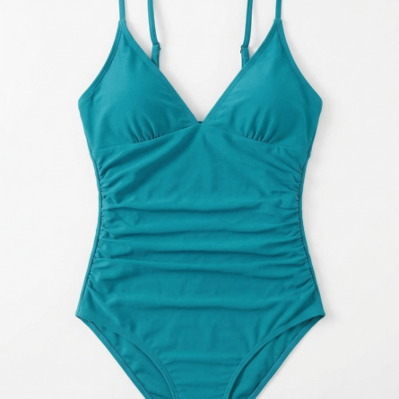 Flattering Ruched Waist DD Plus One Piece Swimsuit - Image 22