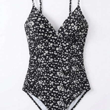 Flattering Ruched Waist DD Plus One Piece Swimsuit - Image 18