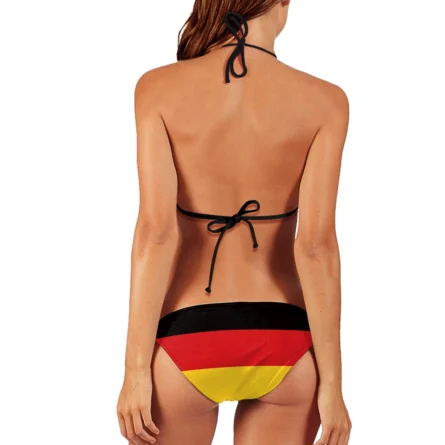 Patriotic Fashion Germany Flag Bikini Set - Image 2