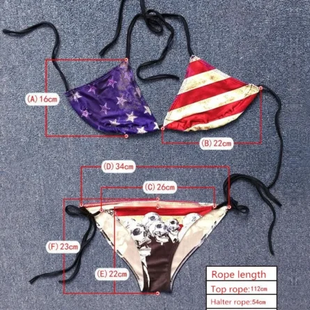 Patriotic Fashion Germany Flag Bikini Set - Image 3