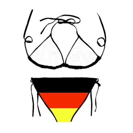 Berlin Breeze Germany Flag Bikini Set - Image 3