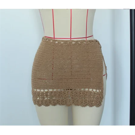 Barefoot In Paradise Crochet Cover Up Skirt - Image 15