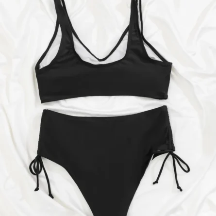 Izabella Modest High Waist Bikini Swimsuit Swimwear - Image 37
