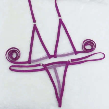 Evoke O-Ring Transparent Sheer Micro Bikini – Sunset And Swim