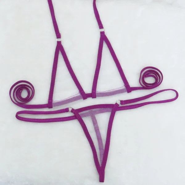 Evoke O-Ring Transparent Sheer Micro Bikini – Sunset And Swim