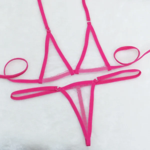 Evoke O-Ring Transparent Sheer Micro Bikini – Sunset And Swim