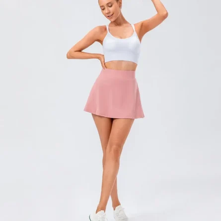High Waist Pleated Active Skirt – Bild 27