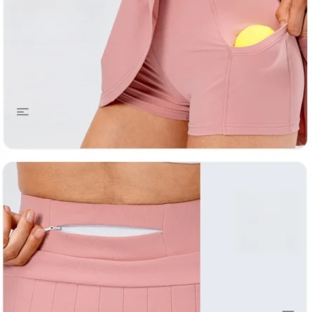 High Waist Pleated Active Skirt – Bild 11