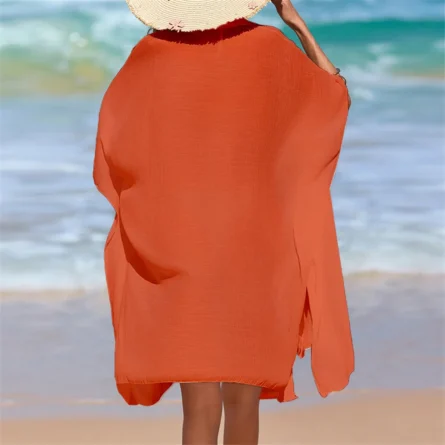 Breezy Coast Beach Cover Up Shirt Dress – Bild 18