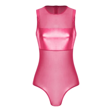 Futuristic Glam See Through Swimsuit Bodysuit - Image 4