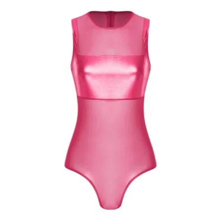 Futuristic Glam See Through Swimsuit Bodysuit
