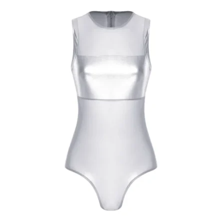 Futuristic Glam See Through Swimsuit Bodysuit
