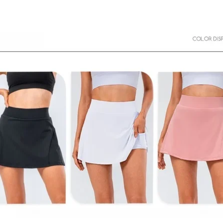 High Waist Pleated Active Skirt – Bild 12