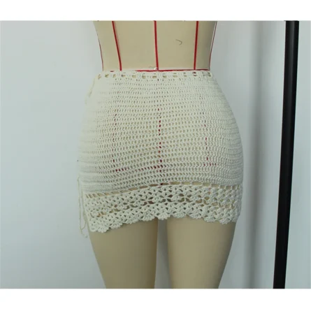 Barefoot In Paradise Crochet Cover Up Skirt - Image 14