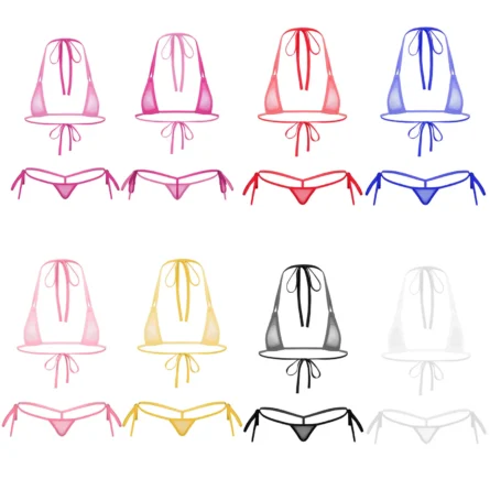 Whisper Sands Sheer Bikini Set - Image 2