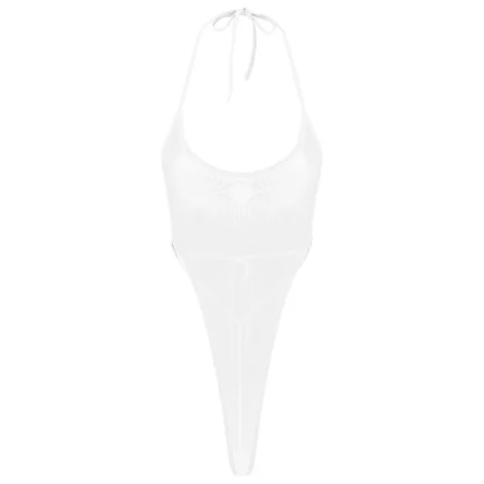 Moonlit Mesh Sheer See Through Thong Swimsuit - Image 7