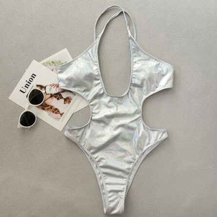 Beach Allure Criss-Cross Thong Monokini - Image 9