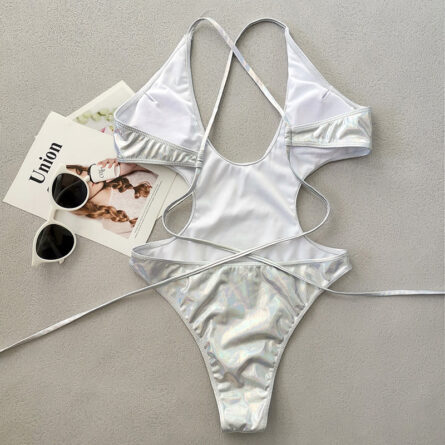 Beach Allure Criss-Cross Thong Monokini - Image 10