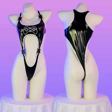 Player One Cut Out Thong Bodysuit - Image 4