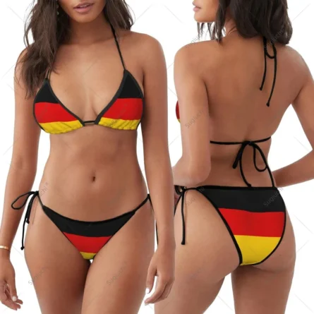 Pride in Sport German Flag Bikini Set - Image 24