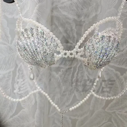 Exclusive Handmade Mermaid Shell Bikini Top – Bild 8
