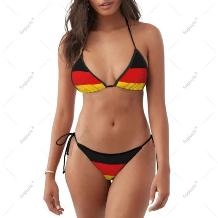Pride in Sport German Flag Bikini Set - Image 22