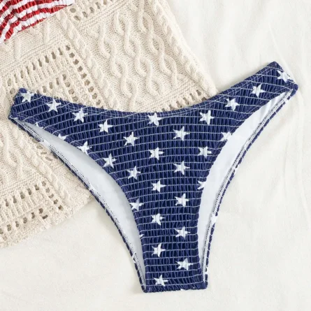 Freedom Waves Crinkle Triangle Bikini Set - Image 4