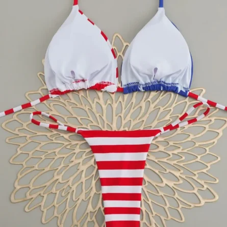 Star-Spangled Spirit USA Micro Thong Bikini Set - Image 4
