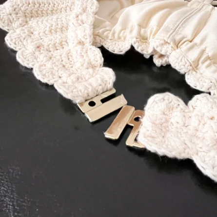 Sunlit Stroll Handmade Crochet Bikini Set with Flower Detail - Image 7