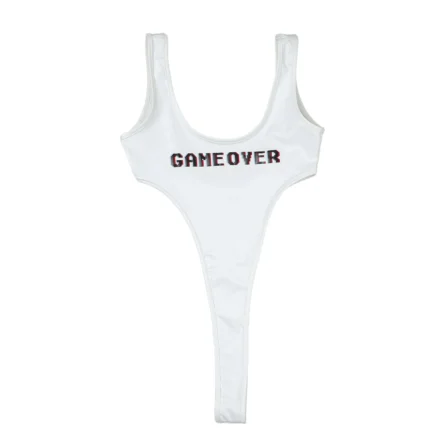 Game Over High-Cut Thong Bodysuit - Image 9