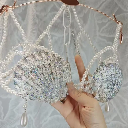 Exclusive Handmade Mermaid Shell Bikini Top – Bild 1