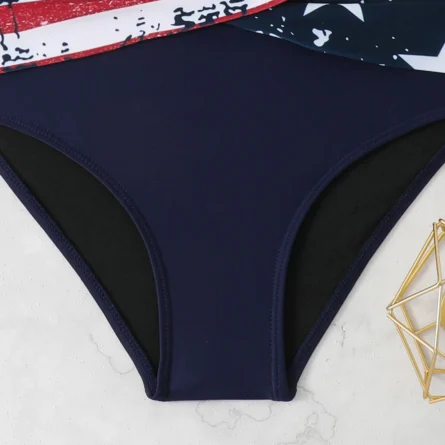 Stars Unleashed Modest Bikini Set with Lace-Up Back - Image 14