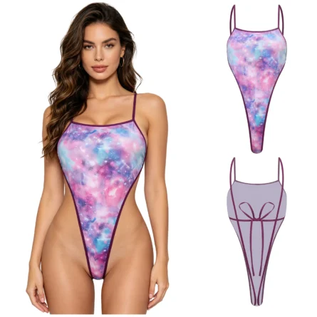 Galaxy Vibes Thong Monokini Bodysuit - Image 8
