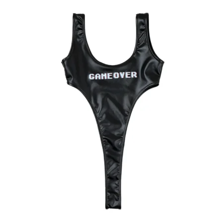 Game Over High-Cut Thong Bodysuit - Image 3