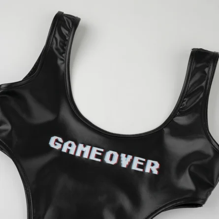 Game Over High-Cut Thong Bodysuit - Image 4