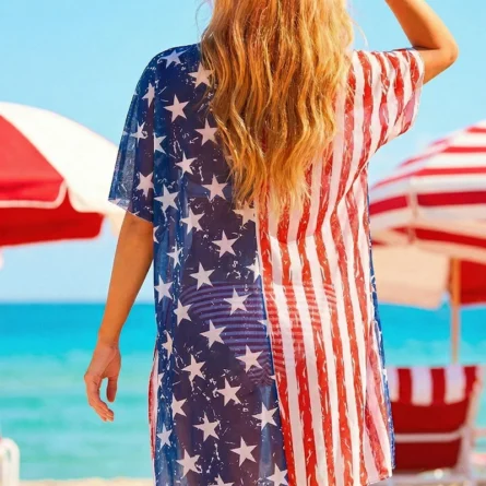 Liberty Coast Beach Cover Up Shirt - Image 5
