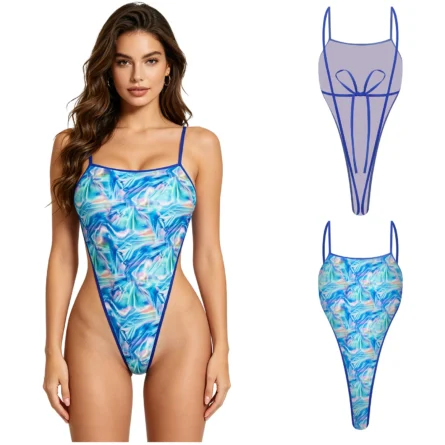Galaxy Vibes Thong Monokini Bodysuit - Image 7