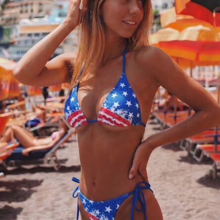 Summer Patriot American Flag Bikini Set - Image 2