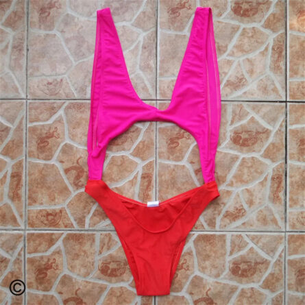 Daring Underboob Cutout High-Leg One-Piece Swimsuit - Image 18