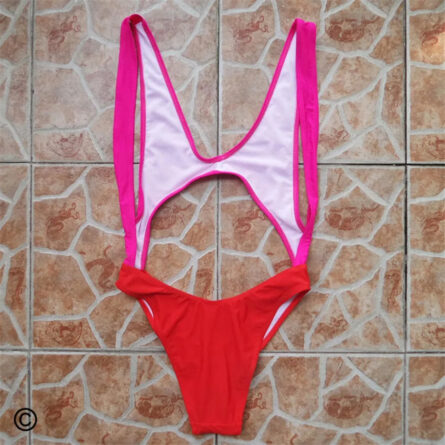 Daring Underboob Cutout High-Leg One-Piece Swimsuit - Image 17