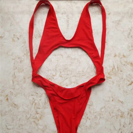Daring Underboob Cutout High-Leg One-Piece Swimsuit - Image 16
