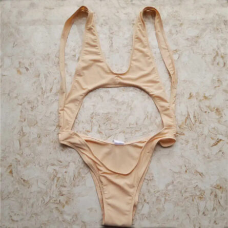 Daring Underboob Cutout High-Leg One-Piece Swimsuit - Image 14